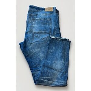 Jordan Craig Mens 41x30 Legacy Edition Ross Stretch Blue Jeans
